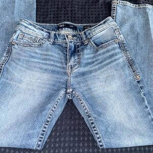 BKE Men's Slim Straight Jeans - Light Blue